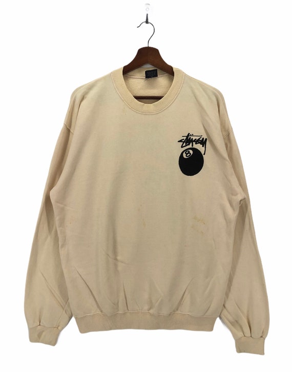 Vintage 90s Stussy 8 Ball Crewneck Etsy