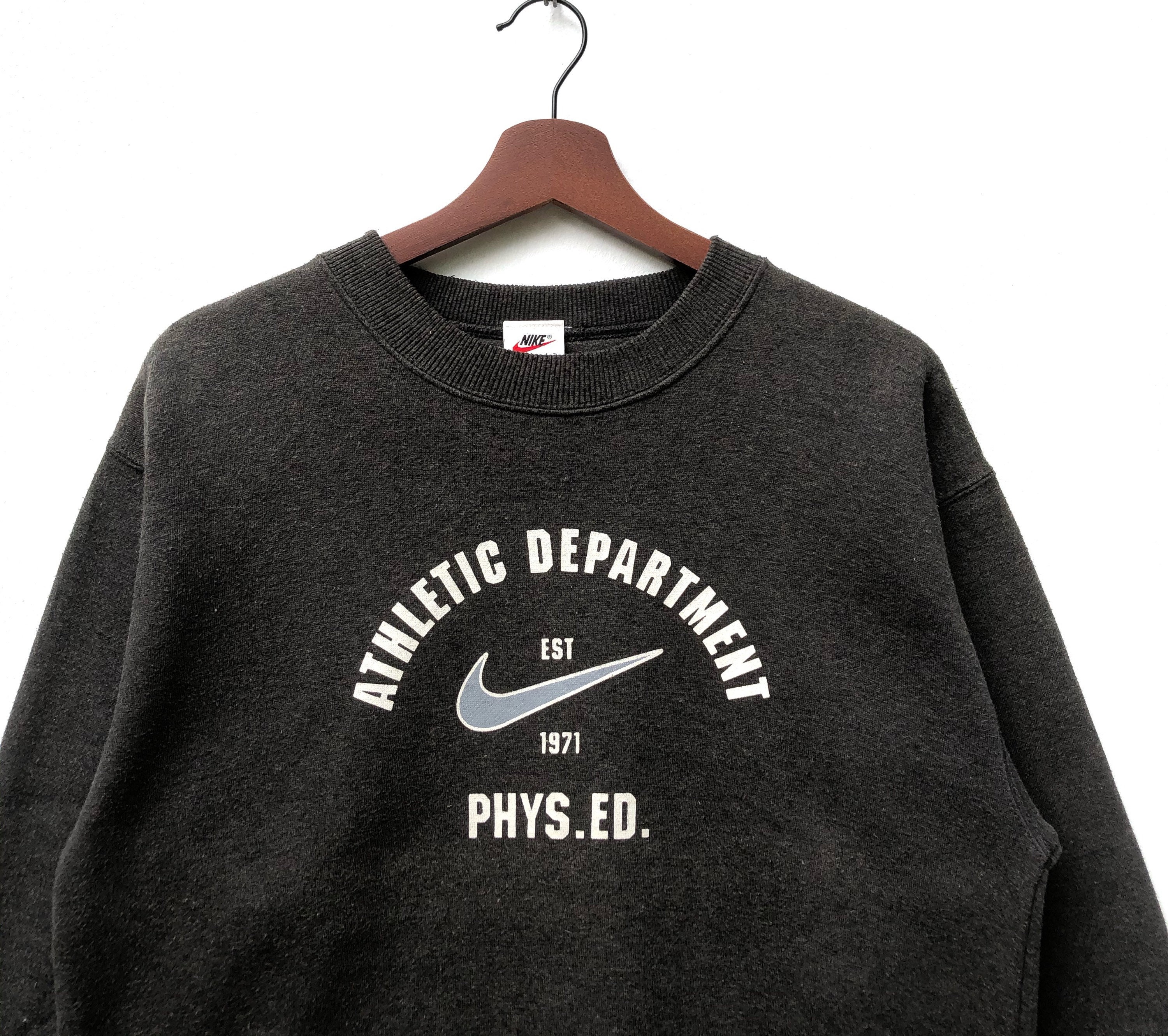 Vintage NIKE Athletic Crewneck - Etsy