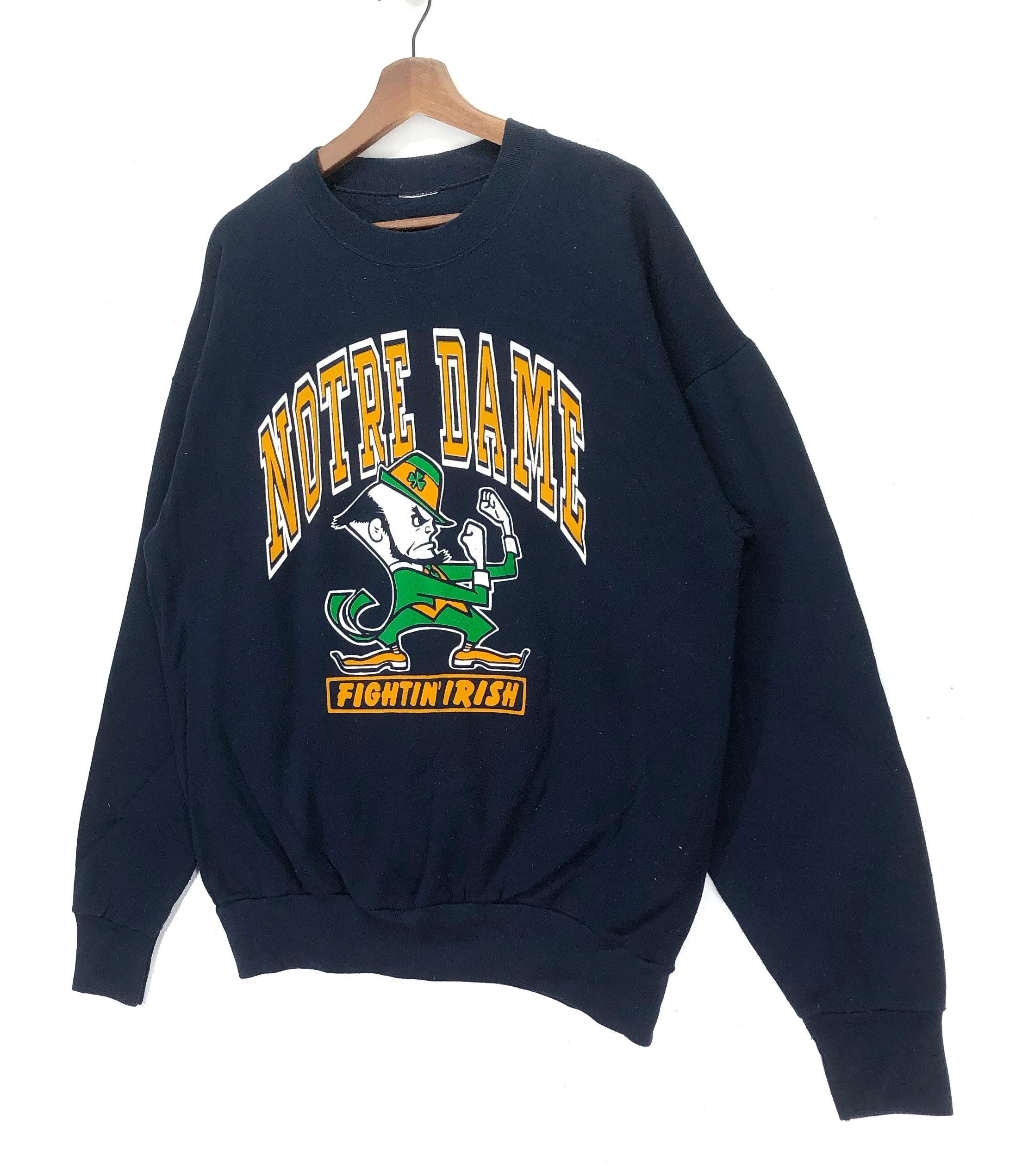 Vintage 90s Notre Dame Fighting Irish Mascot Notre Dame University 