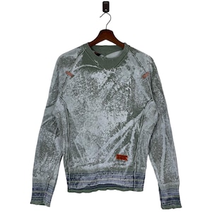 Vintage Diesel Brand Painting Art Pullover Jumpers Crewneck