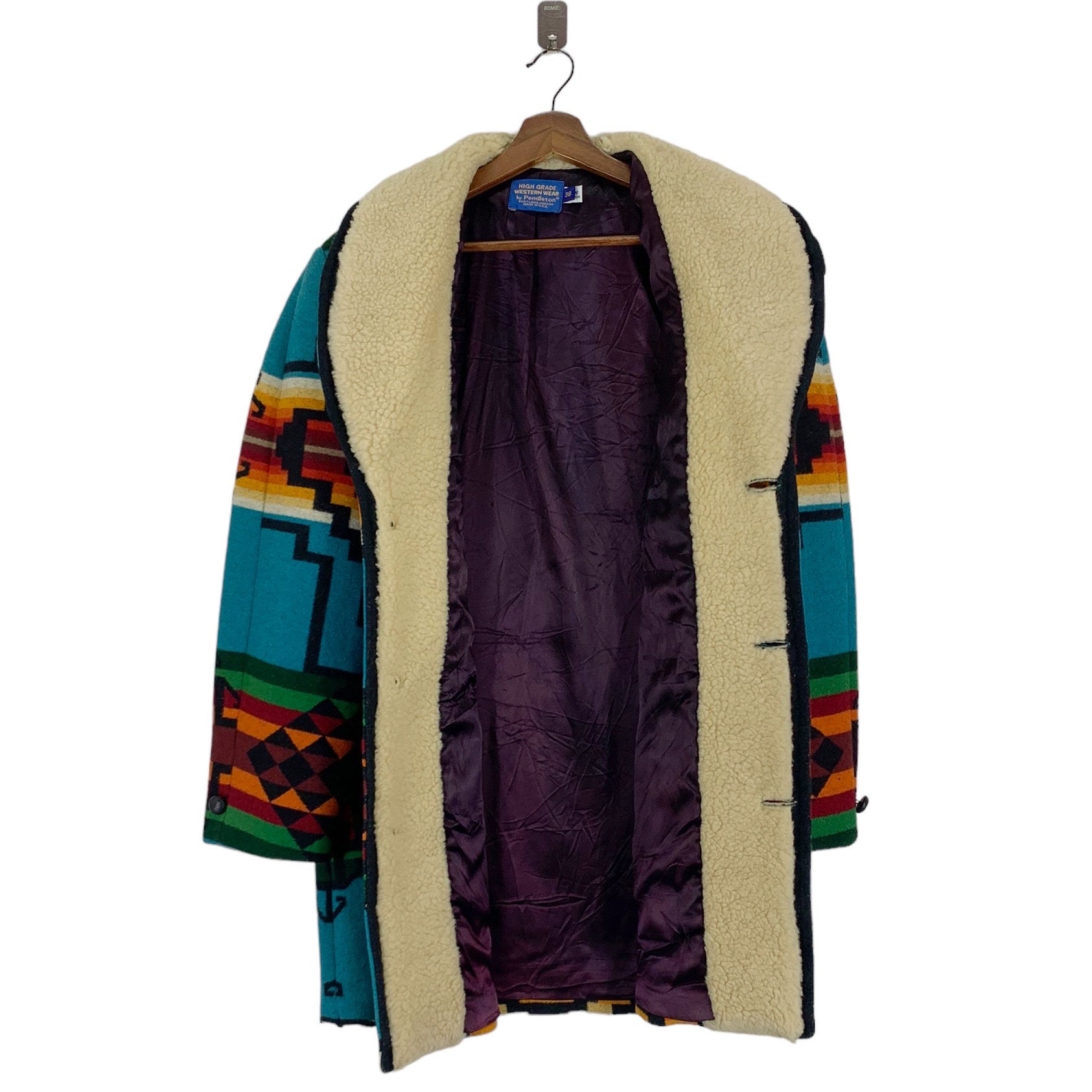 ビンテージ　pendleton ウールジャケット　アステカ Vintage Pendleton Western Wear Aztec Navajo Tribal Wool Jacket
