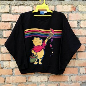Rare!!! Winnie The Pooh Cartoon Pullover