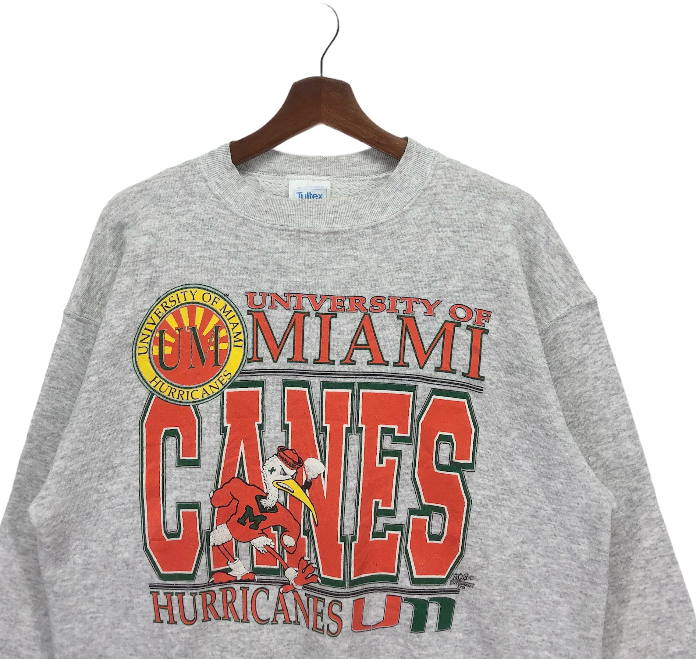 VTG 90s NCAA MIAMI HURRICANES x THE FLINTSTONES 1993