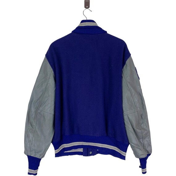 Vintage SKOOKUM Letterman Sportswear Wool Leathet Varsity Bomber