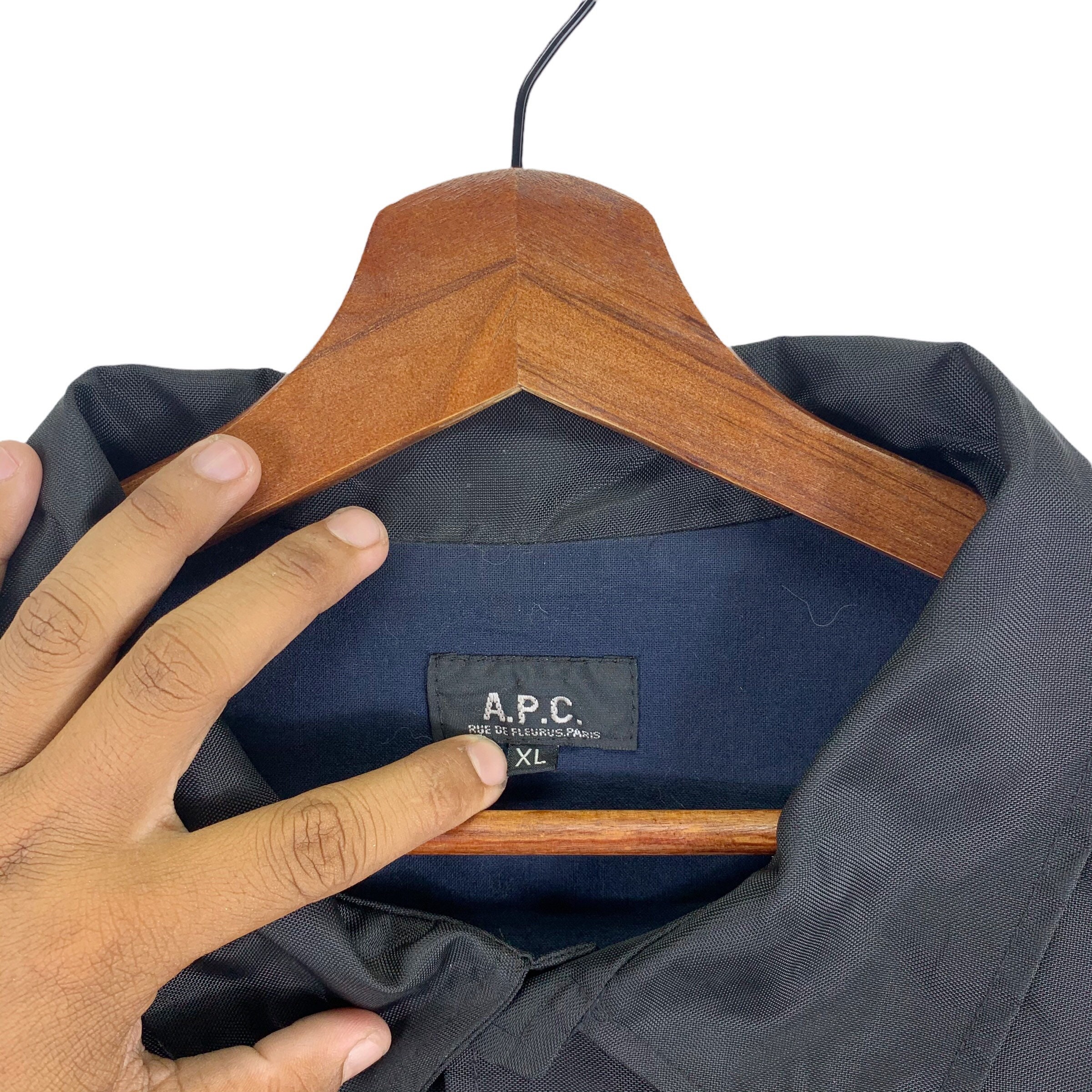 Vintage A.P.C Light Nylon Coach Jacket - Etsy