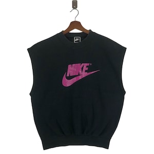 Vintage 90s  Nike Swoosh Japan Tag Sportswear Sleeveless Sweater