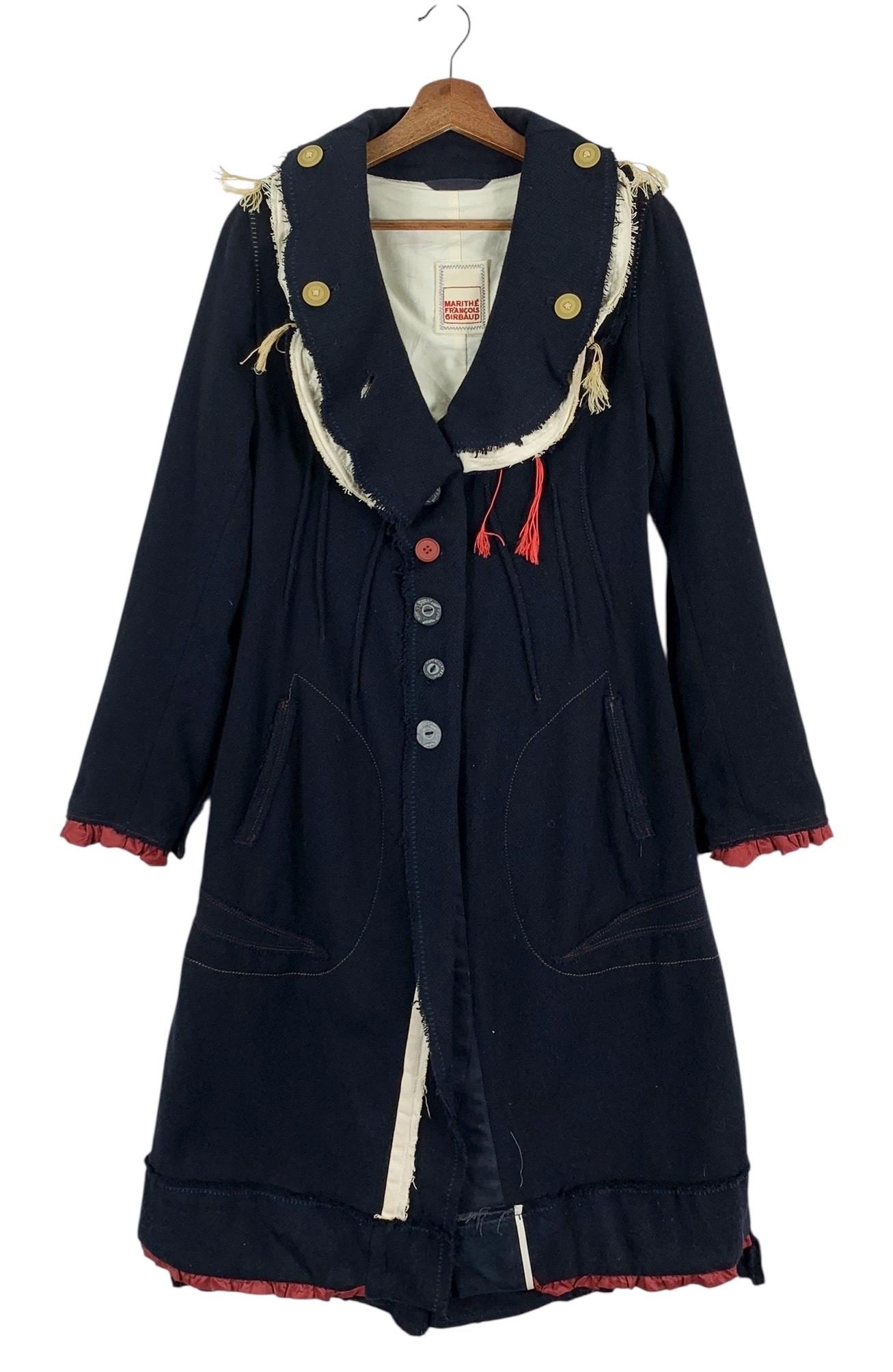 Marithe Francois Girbaud Wool Coat - Etsy
