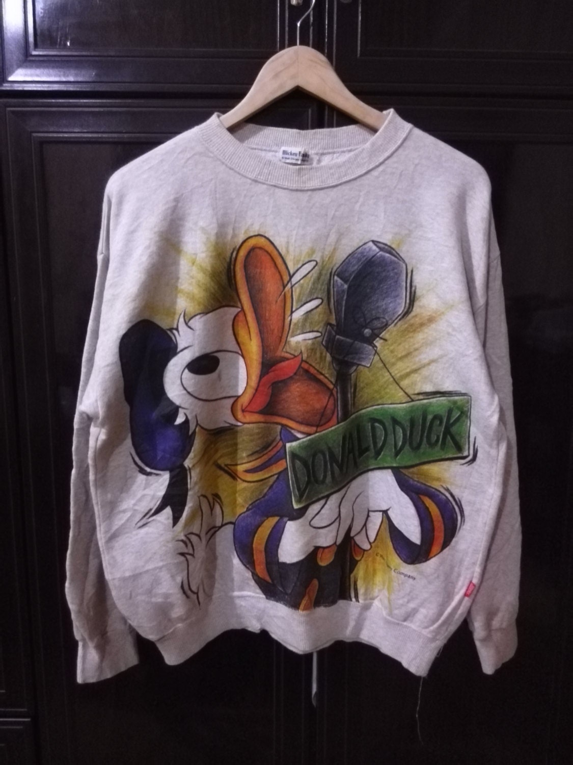 Vintage 90s Donald Duck Walt Disney Cartoon Sweatshirt Jumper | Etsy