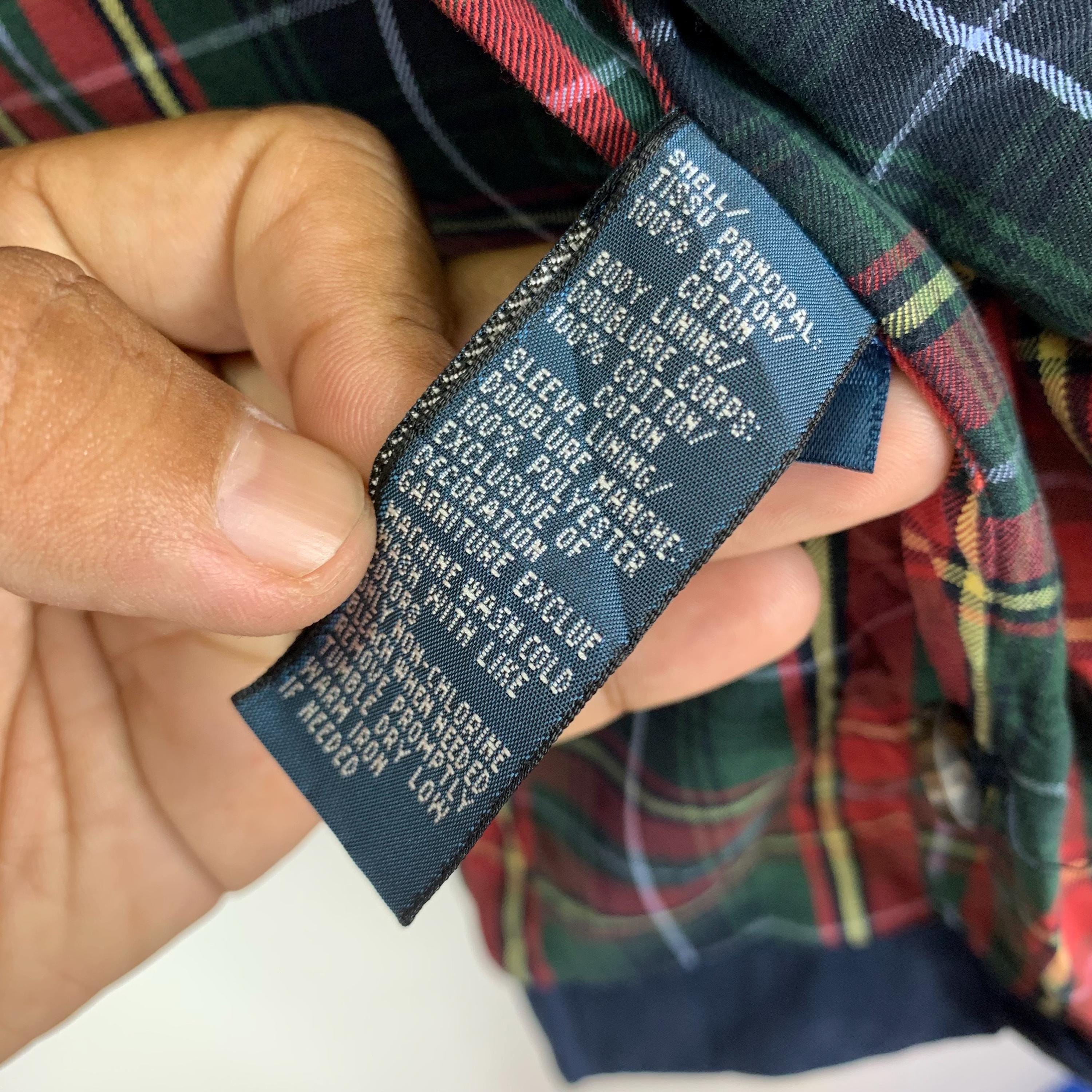 ジャケット・アウター 90s vtg Ralph cotton check anorak P RARE Vintage Polo Ralph Lauren Riviera Italia Anorak Jacket