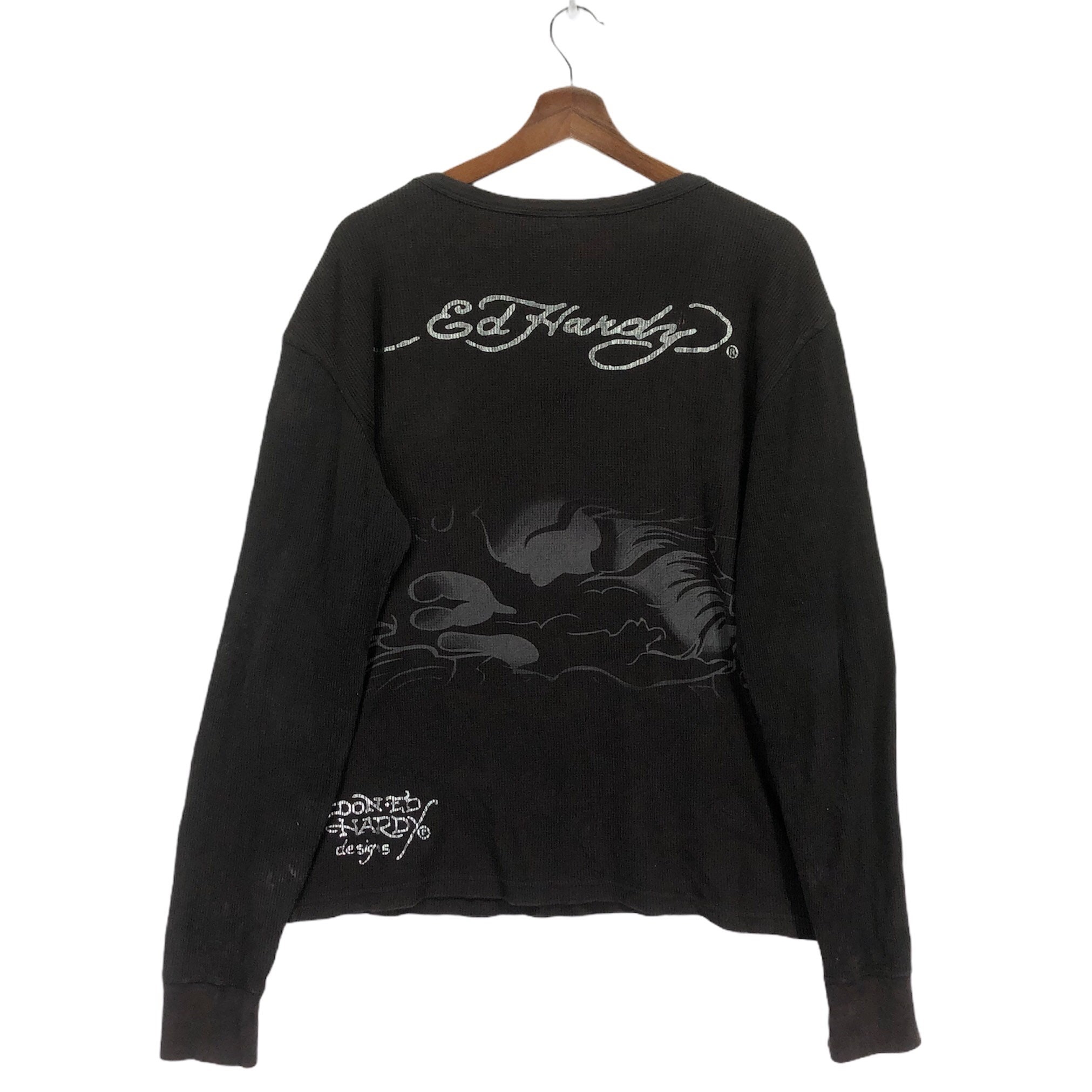Vintage Ed Hardy by Christian Audier Long Sleeve Shirt - Etsy