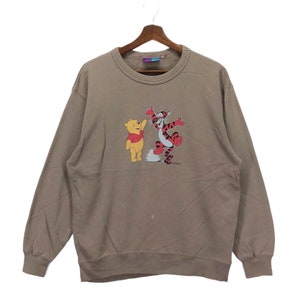 Vintage Pooh And Tigger Disney Cartoon Crewneck