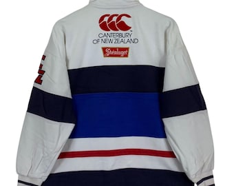 RARE Vintage 90s DISTRESSED Canterbury New Zealand All Blacks