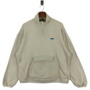 Vintage Japanese Brand Sunny Sports Fleece Half Zipper Jacket