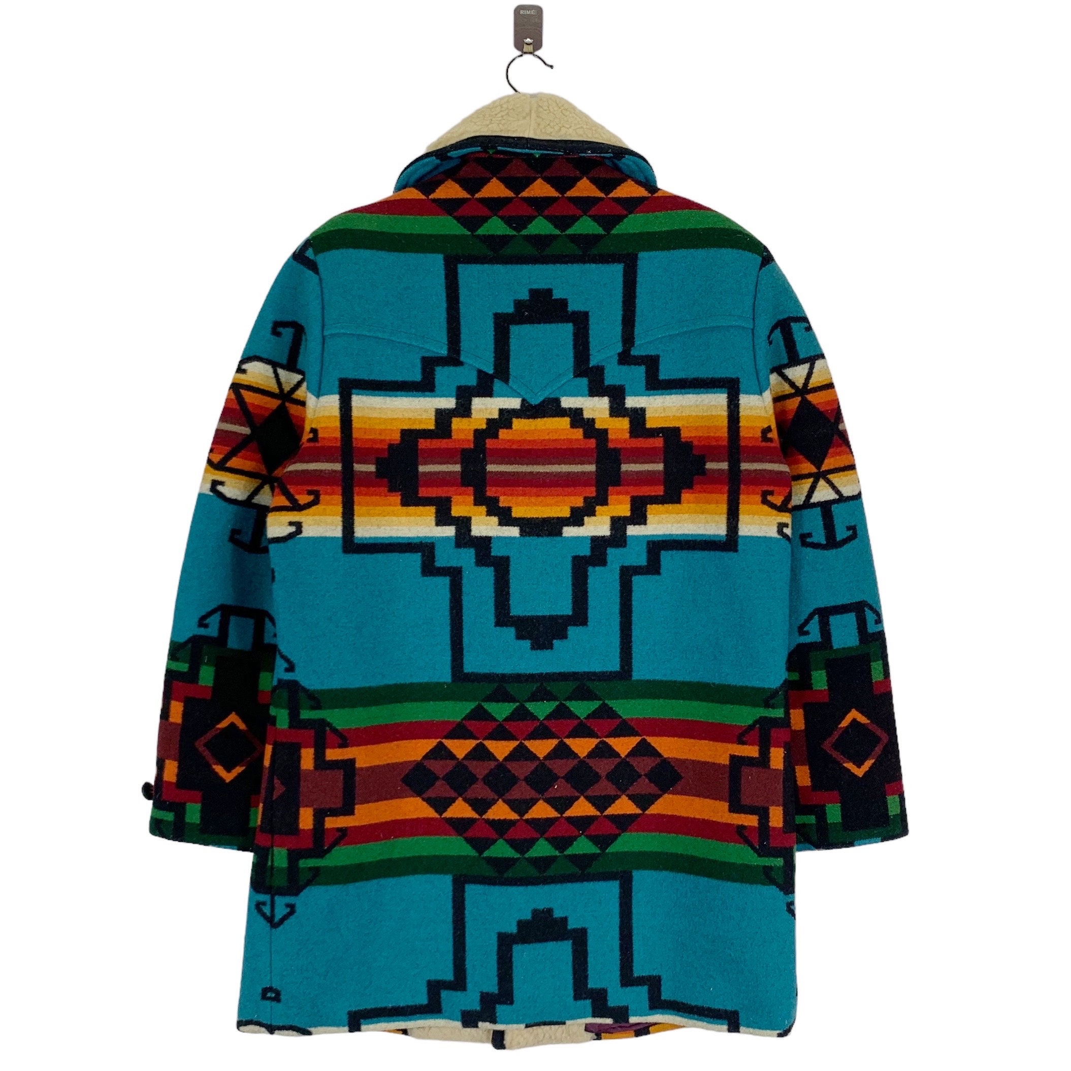 Vintage Pendleton Aztec Southwestern Blanket Native American Wool