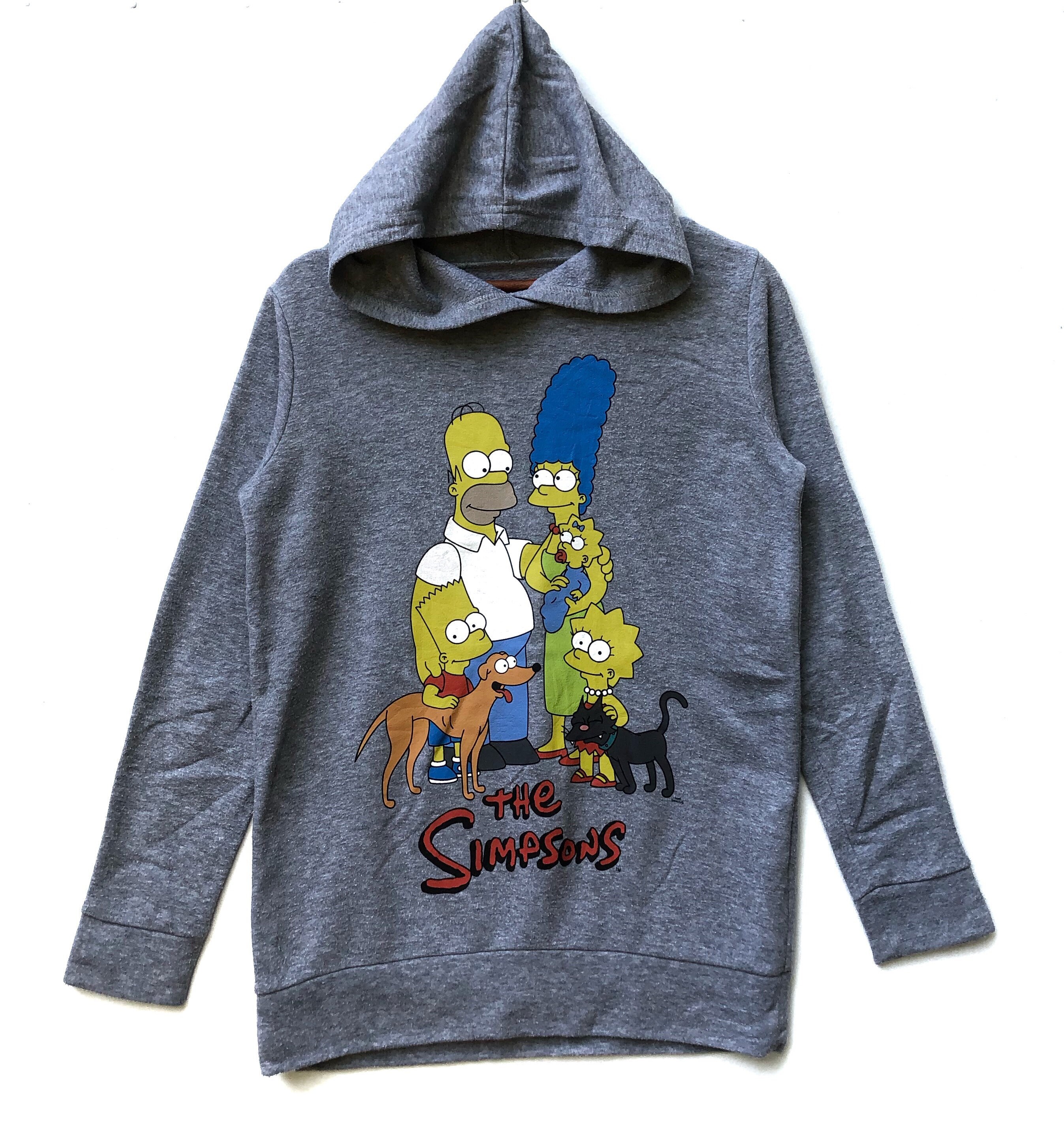 Snestorm praktisk gips Bart Simpson Cartoon Network Hoodie - Etsy