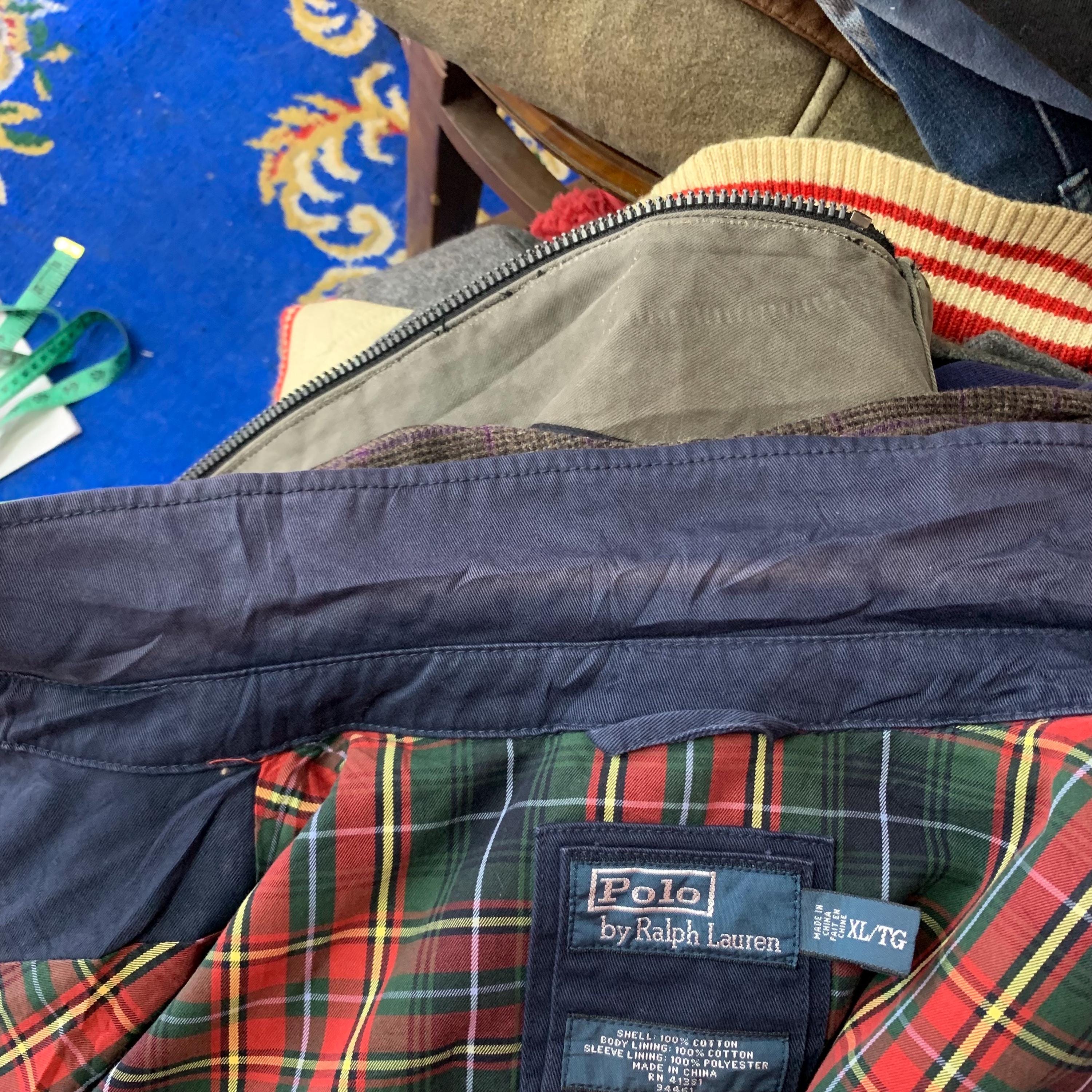 〜90's Ralph Lauren cotton jacket Vtg 90's Polo Ralph Lauren Classic Cotton Canvas Jacket In