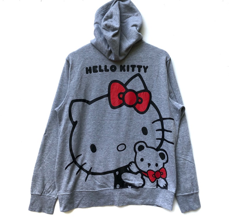 Hello Kitty tecknad huvtröja bild 1