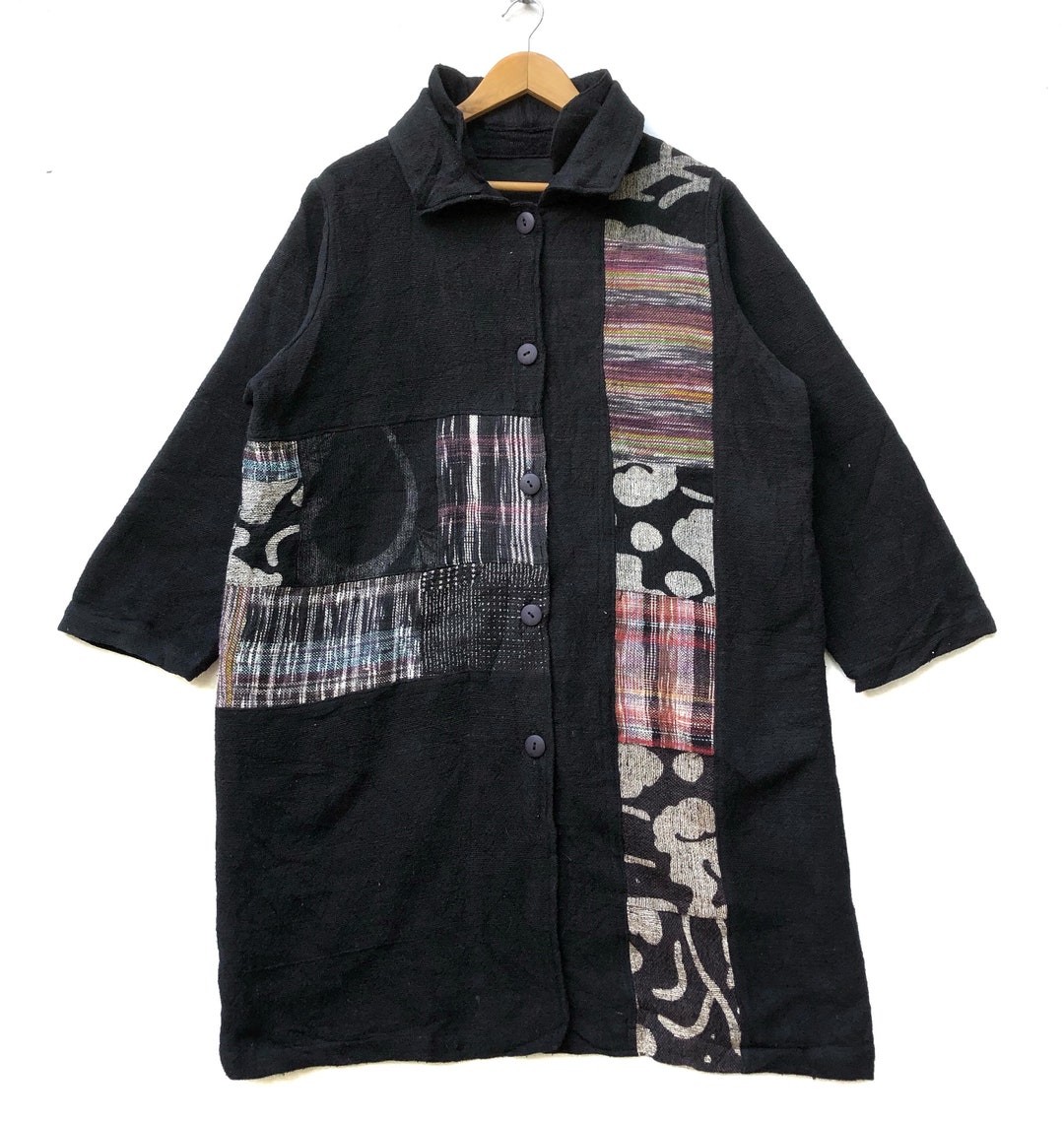 Vintage Black Japanese Brand Heavy Jacket - Etsy