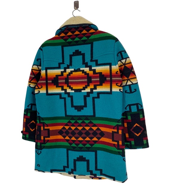 【最高峰】90s PENDLETON native pattern jacket Vintage Pendleton Aztec Southwestern Blanket Native American Wool
