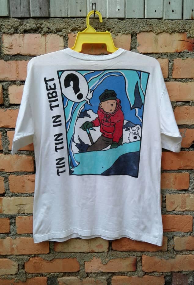 Tintin T-Shirt In Tibet Tintin T-Shirt In Tibet