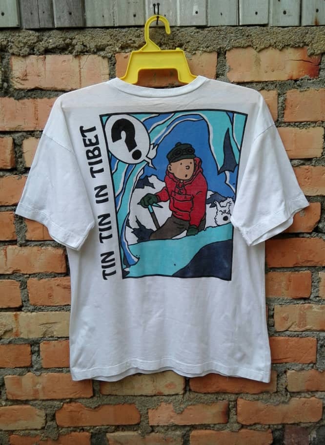 Tintin T-Shirt In Tibet Tintin T-Shirt In Tibet