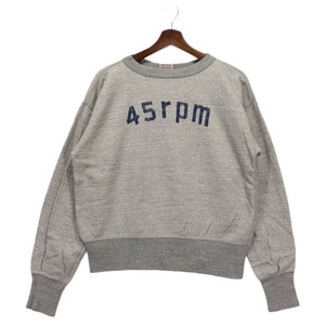Vintage 45rpm japanische Marke Sweatshirt mittlere Größe