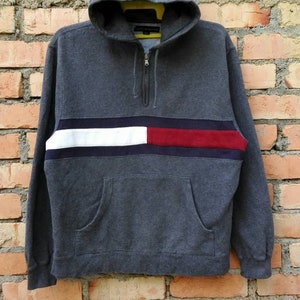 Rare!!! Vintage Tommy Hilfiger Hooded Street Wear