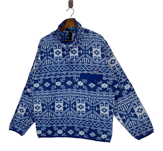 Vintage 90S Patagonia Synchilla Native Outdoor Hunting Aztec