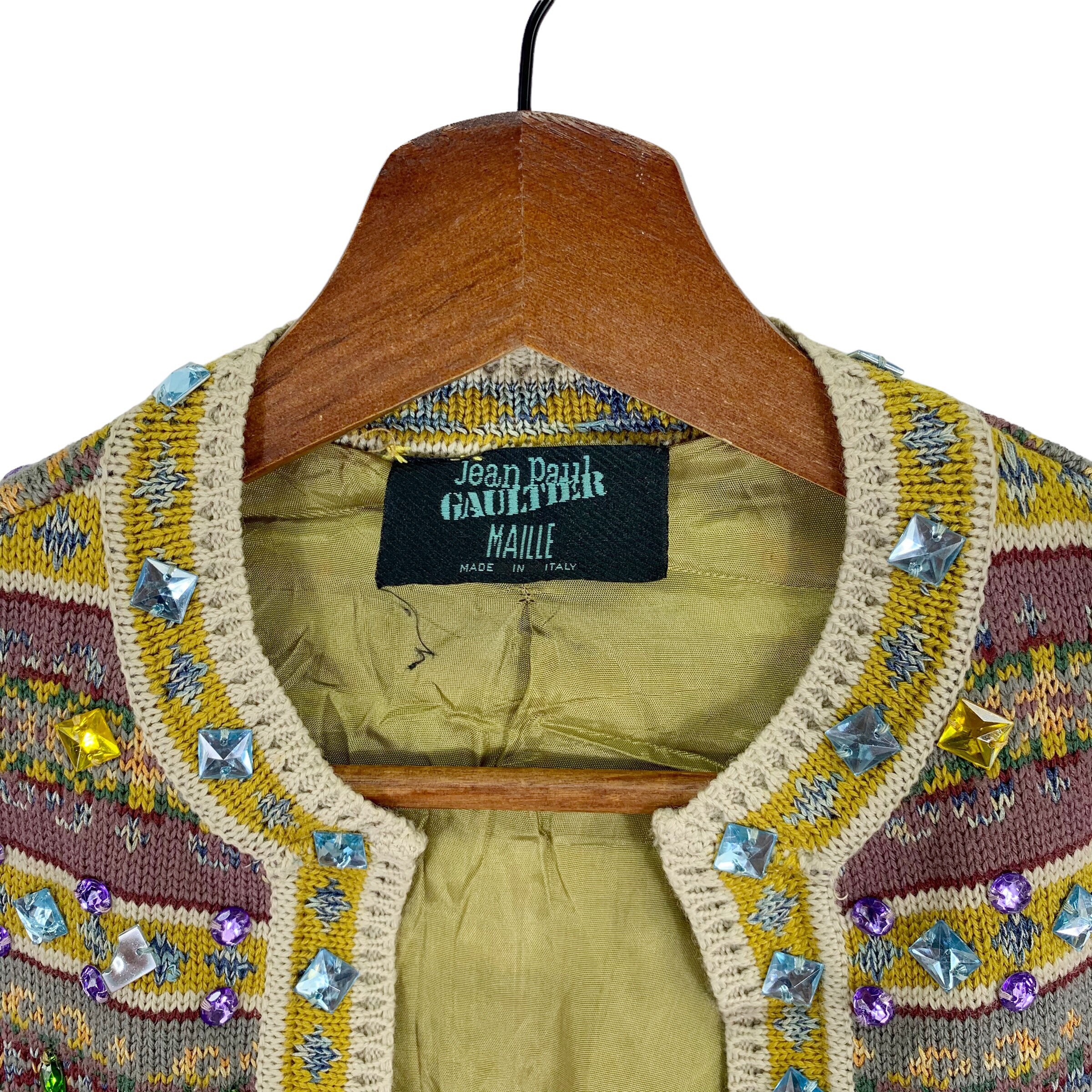 ジャケット・アウター Jean Paul GAULTIER MAILLE Made in ITALY Jean Paul Gaultier Maille Women Jacket Made in Italy - Etsy
