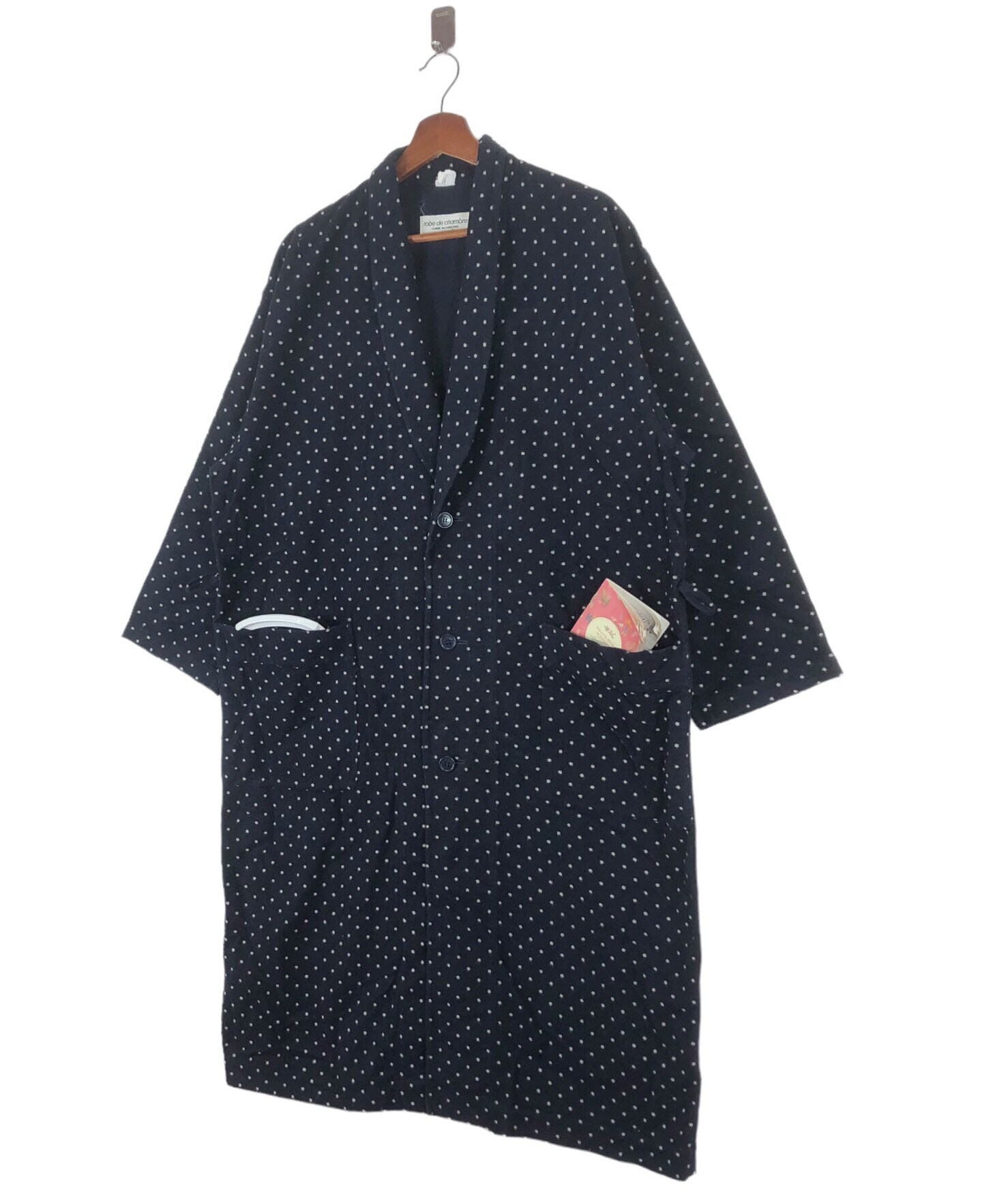 Vintage Designer COMME Des GARCONS Robe De Chambre Polka Dot - Etsy