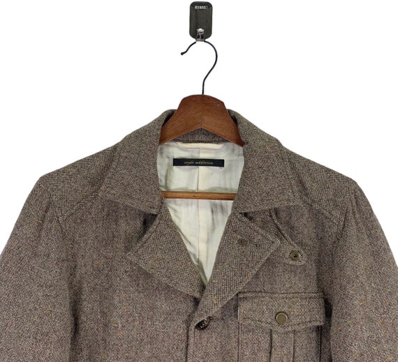 Japanese Brand Style Addition Wool Button Jacket - image 4