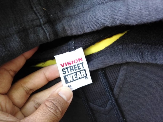Rare!!! Vision Street Wear Hooded Medium Size - image 5