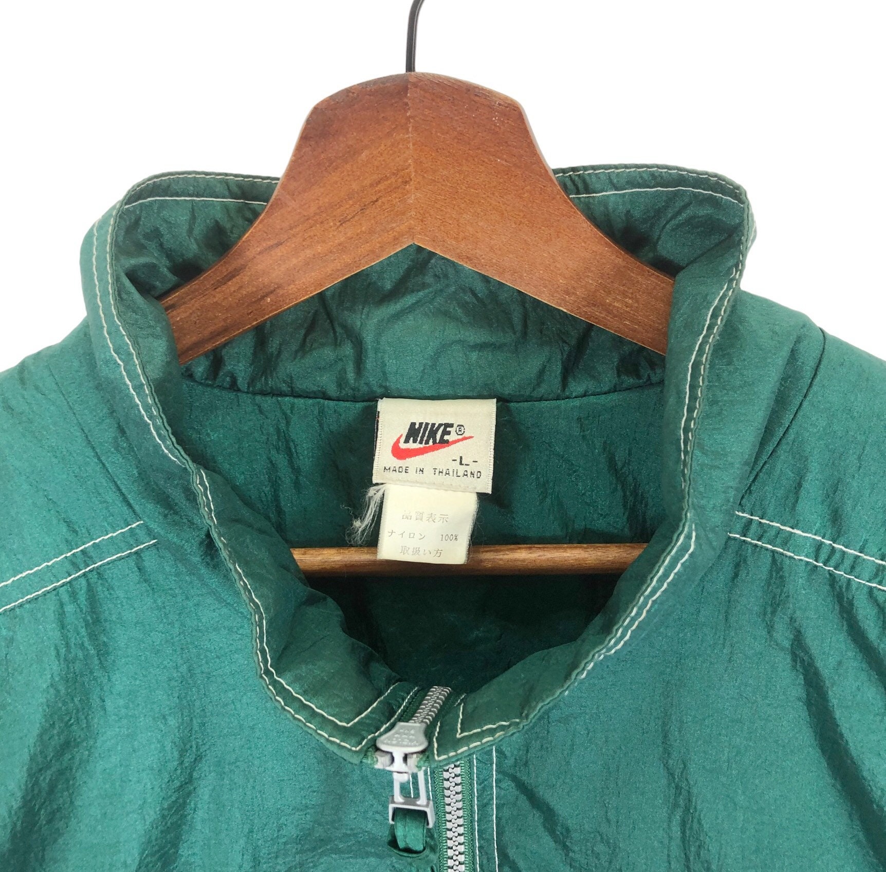 Vintage 90s Nike Swoosh Just Do It Light Zipper Jacket - Etsy