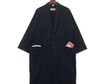 Diseñador vintage COMME des GARCONS Robe De Chambre Lunares