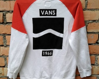 Rare!!! Vintage Vans Skateboard Pullover Medium Size