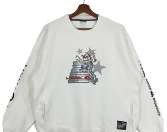 vintage Tony Hawk Skateboard Pulls Pulls Ras Du Cou