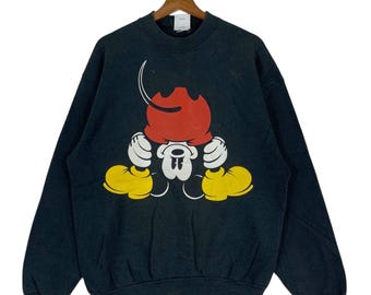 Sudadera vintage de Mickey Mouse de los 90, estilo Disney.