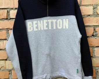 Rare!!!  United Colour Of Benetton Pullover Medium Size