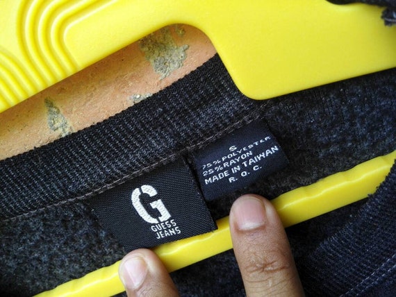 Rare!!! Guess Jeans Company Pullover Crewneck Sma… - image 4