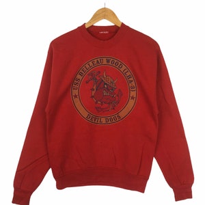 Vintage USS Belleau Wood (LHA-3) Devil Dogs Crewneck