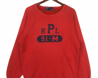 Vintage 90 Polo Ralph Lauren Crewneck - Etsy