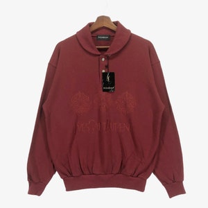 Vintage Yves Saint Laurent Luxury Brand Sweatshirt
