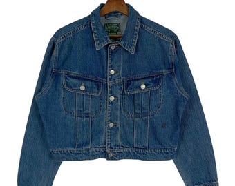 Vintage 1990s Polo RALPH LAUREN Type 2 Denim Jacket Large Ralph