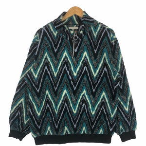 Vintage 90S Revo Fleece Multicolor Sweater