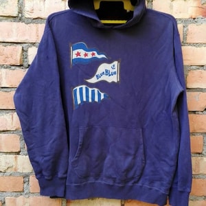 Rare!!! Blue Blue Japanese Brand Hooded Large Size
