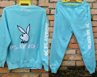 Rare!!! Playboy Sweatshirt & Pant Large Size