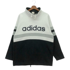 Vintage 90s Adidas Trefoil Sweater Big Logo Jumpers