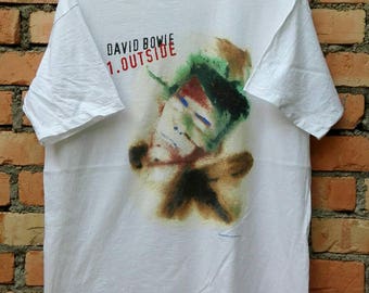 Rare!!! Vintage 90s David Bowie Tour Concert T Shirt Oversize XLarge