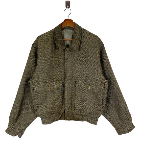 売れ筋がひ贈り物！ Vintage Christian Button Bomber Wool Brand Luxury Dior ジャケット・アウター