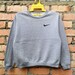 Rare!!! Vintage NIKE SWOOSH Small Logo Sweatshirt pullover Jumper Crewneck 